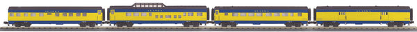 MTH Railking 30-67009 Alaska 4-Car passenger Set O SCALE NEW