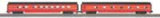 MTH Railking 30-6725 Southern Pacific 2-Car 60' Streamlined ABS Sleeper/Diner Passenger Set - Smooth Sided - SP Sleeper #10200, Diner #9001 O SCALE Like New