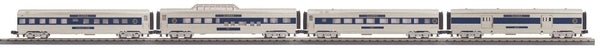MTH Railking 30-67300 Alaska RailKing 4-Car 60' Streamlined Passenger Set O SCALE NEW