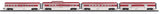 MTH Railking 30-67654 Texas Special RailKing 4-Car 60' Streamlined Passenger Set O SCALE NEW
