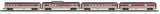 MTH Railking 30-67797 New Haven 60' Streamlined Passenger Set 4 CARS O SCALE NEW