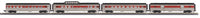 MTH Railking 30-67847 New Haven 60' Streamlined Passenger Set 4 CARS O Gauge O SCALE NEW