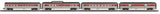 MTH Railking 30-67847 New Haven 60' Streamlined Passenger Set 4 CARS O Gauge O SCALE NEW