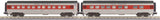 MTH Railking 30-67848 New Haven 60' Streamlined Sleeper/Diner 2 CAR PASSENGER SET O SCALE NEW