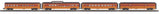 MTH 30-67859 Milwaukee Road 4-Car 60' Streamlined Passenger Set with 30-67860 2-Car 60' Streamlined Sleeper/Diner O Scale NEW