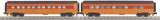 MTH 30-67859 Milwaukee Road 4-Car 60' Streamlined Passenger Set with 30-67860 2-Car 60' Streamlined Sleeper/Diner O Scale NEW