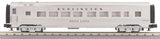 MTH 30-68225 Burlington 4 pack Streamlined Passenger Set with 30-68226 2 pack, 30-68227 passenger car , and 30-68228 Vista Dome O Scale NEW