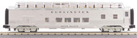 MTH 30-68225 Burlington 4 pack Streamlined Passenger Set with 30-68226 2 pack, 30-68227 passenger car , and 30-68228 Vista Dome O Scale NEW