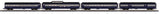 MTH 30-68229 Baltimore & Ohio B&O 4 car 60' Streamlined Passenger Set with 30-68230 2 pack, 30-68231 passenger car AND 30-68232 Vista Dome Car O Scale NEW