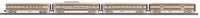 MTH 30-68240 Santa Fe 60' Streamlined 4 car Passenger Set with 30-68241 Sleeper / Diner, 30-68242 Coach Car AND 30-68243 Vista Dome Limited O Scale NEW