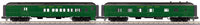 MTH 30-69237 Nickel Plate Road NPR 4 car 60' Madison  Passenger Set with 30-69238 Combo / Diner AND 30-69239 NPR Passenger Car O Scale NEW
