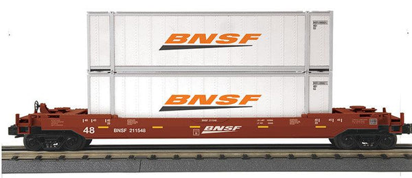 MTH Railking 30-70127 BNSF Husky Stack O SCALE NEW