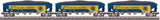MTH Railking 30-7066 Alaska 3-Car 4-Bay Hopper Car Set O SCALE NEW