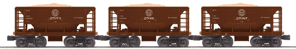 MTH Railking 30-7090 Duluth Missabe & Iron Range 3-Car Ore Car Set Car No 1: 27074, Car No 2: 27061, Car No 3: 27087. O SCALE NEW