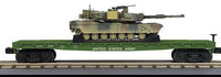 MTH 30-7098 U.S. Army Flat Car w/M1A Abrams Tank