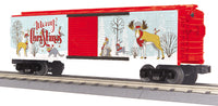 MTH Railking 30-71022 Christmas Box Car - Christmas (Santa) 2020 O SCALE NEW