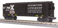MTH Railking 30-71025 Norfolk Southern NS Box Car with Blinking LEDs O SCALE NEW