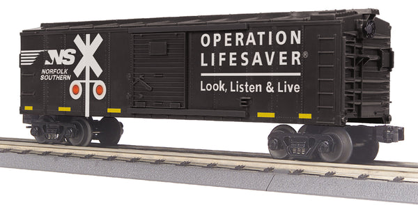 MTH 30-71025 Norfolk Southern NS Boxcar w/Bllinking LEDs