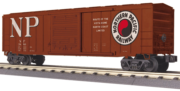 MTH Railking 30-71072 Northern Pacific 50 Modern Box Car #3889. O SCALE NEW