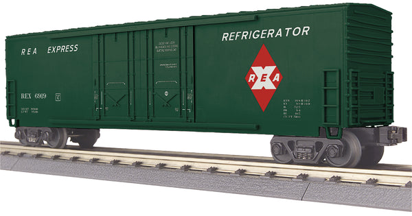 MTH 30-71080 Railway Express Agency REA 50’ Double Door Plugged Boxcar No. 6919