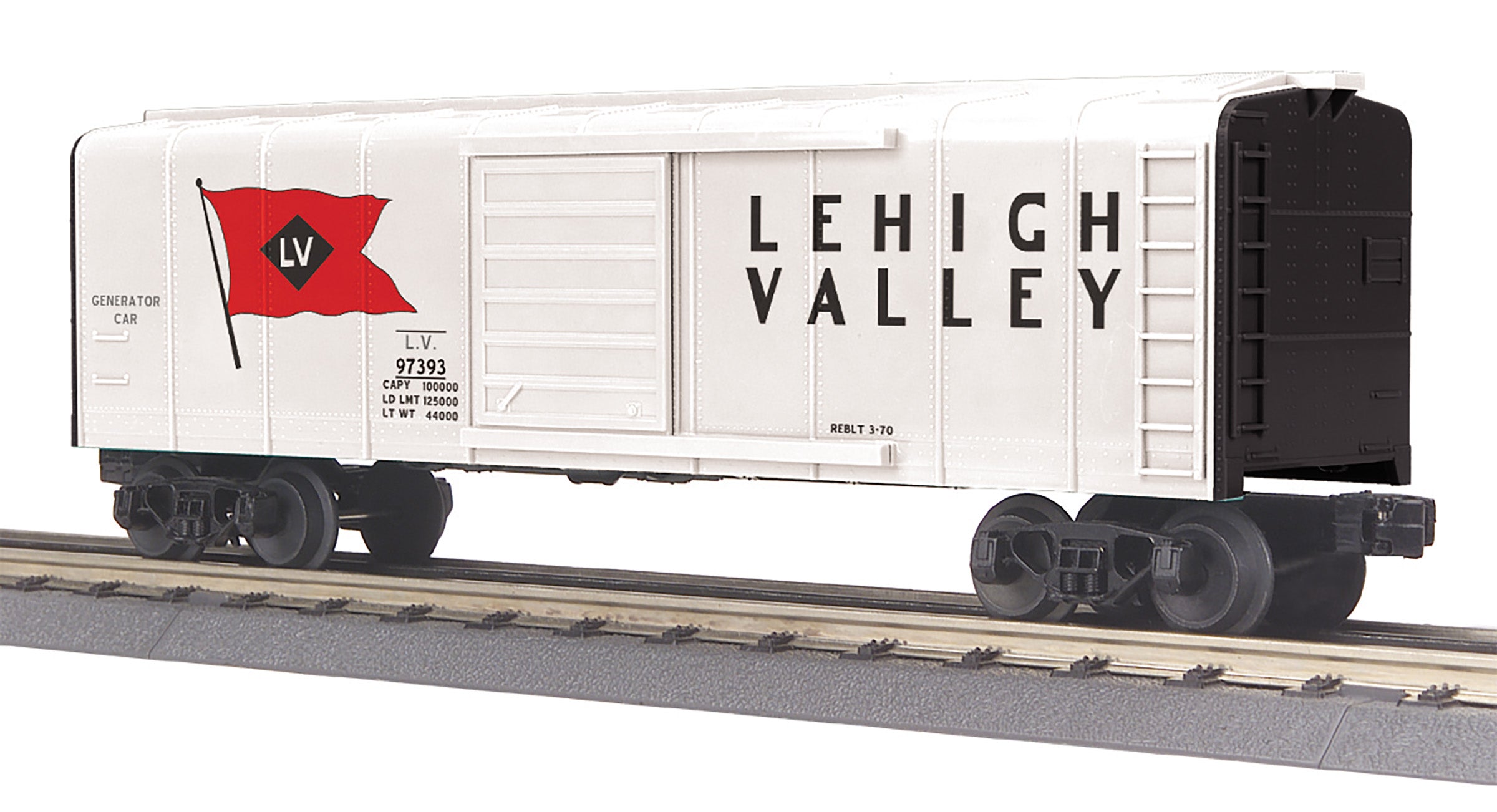 MTH 30-71130 O Rounded Roof Box Car - Lehigh Valley