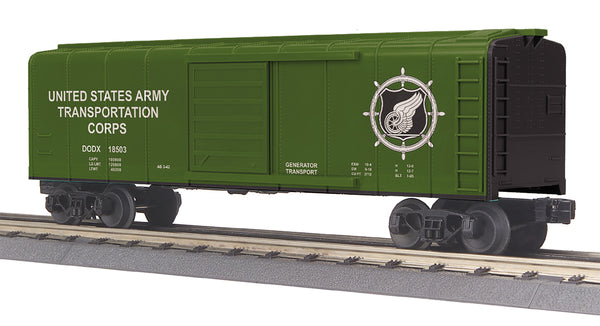 MTH 30-71131 U.S. Army Rounded Roof Box Car -  Car No. 18503