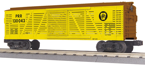 MTH Railking 30-71168 Pennsylvania PRR Stock Car - O SCALE NEW