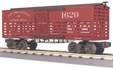 MTH Railking 30-7166 New York & Hudson River Stock Car - 19th Century Car No. 1620 O SCALE NEW