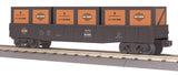 MTH Railking 30-72001 Harley-Davidson RailKing Gondola Car w/Crates O SCALE Used Excellent No Box