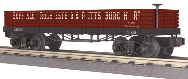 MTH Railking 30-72020 Buffalo Rochester & Pittsburgh Gondola Car (19th Century) - Buffalo Rochester & Pittsburgh O SCALE Like New