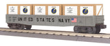 MTH Railking 30-72024 U.S. Navy Gondola Car w/Crates O SCALE NEW