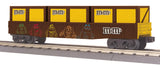 MTH Railking 30-72050 MARS - M&Ms Gondola Car w/Crates O SCALE Like New