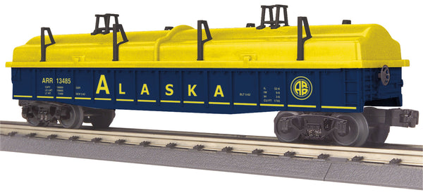 MTH Railking 30-72069 Alaska Gondola Car w/Cover - Alaska O SCALE NEW