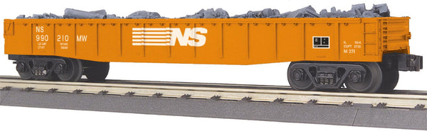 MTH Railking 30-72119 Norfolk Southern Gondola Car w/Junk Load O SCALE Like New