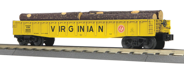 MTH Railking 30-72149 Virginian Gondola Car w/Log Load O SCALE NEW
