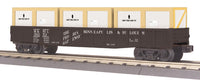 MTH Railking 30-72179 Chicago & North Western Gondola Car w/Crates O SCALE. NEW
