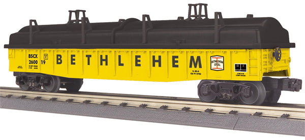 MTH Railking 30-72206 Bethlehem Steel Gondola Car w/Cover O SCALE NEW