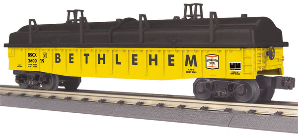 MTH Railking 30-72206 Bethlehem Steel Gondola Car w/Cover #260019. O SCALE NEW