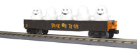 MTH Railking 30-72208 Halloween Gondola Car w/Flickering Lighted Ghosts - Halloween O SCALE NEW