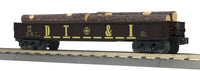 MTH Railking 30-72223 Detroit Toledo & Ironton Gondola Car w/Log Load #9720. O SCALE NEW