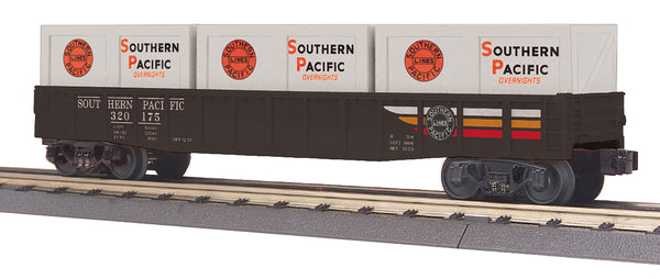 MTH Railking 30-72253 Southern Pacific SP Gondola Car w/Crates #320175. O SCALE LIMITED NEW