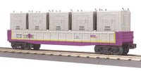 MTH Railking 30-7267 MTHRRC Gondola Car w/LCL Containers (5) - MTHRRC Car No. 2004 O SCALE Like New