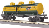 MTH Railking 30-73191 Chicago & North Western C&NW 3-Dome Tank Car O SCALE Like New Damaged Box