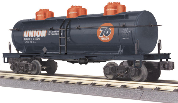 MTH Railking 30-73249 Union 76 O SCALE RailKing 3-Dome Tank Car NEW