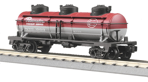 MTH Railking 30-7332 New York Central 3-Dome Tank Car #101019. O SCALE Like New