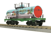 MTH Railking 30-73353 Knight's Winter Wassail Smoking Tank Car - Knight's Winter Wassail O SCALE NEW