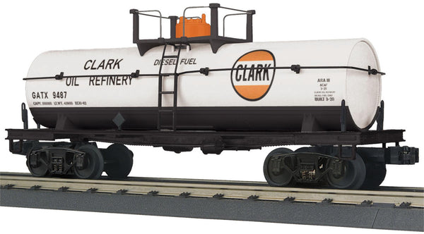 MTH Railking 30-73377 Clark Oil Tank Car O SCALE NEW