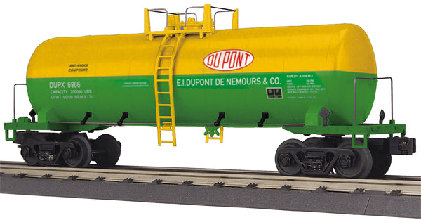 MTH Railking 30-73555 DuPont Modern Tank Car DUPX  #6966. O SCALE Like New