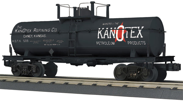 MTH Railking 30-73612 Kanotex Refining RailKing Tank Car Road #509 O SCALE NEW