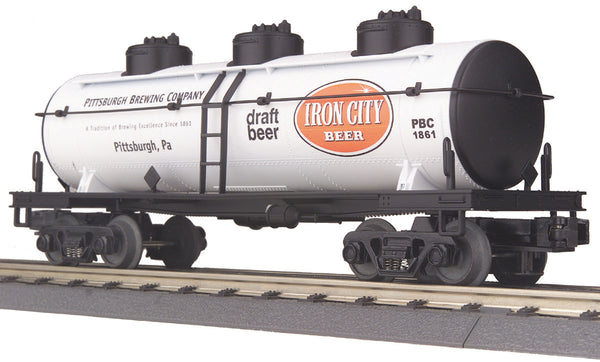 MTH Railking 30-7367 Iron City 3-Dome Tank Car No. PBC1861. O SCALE NEW